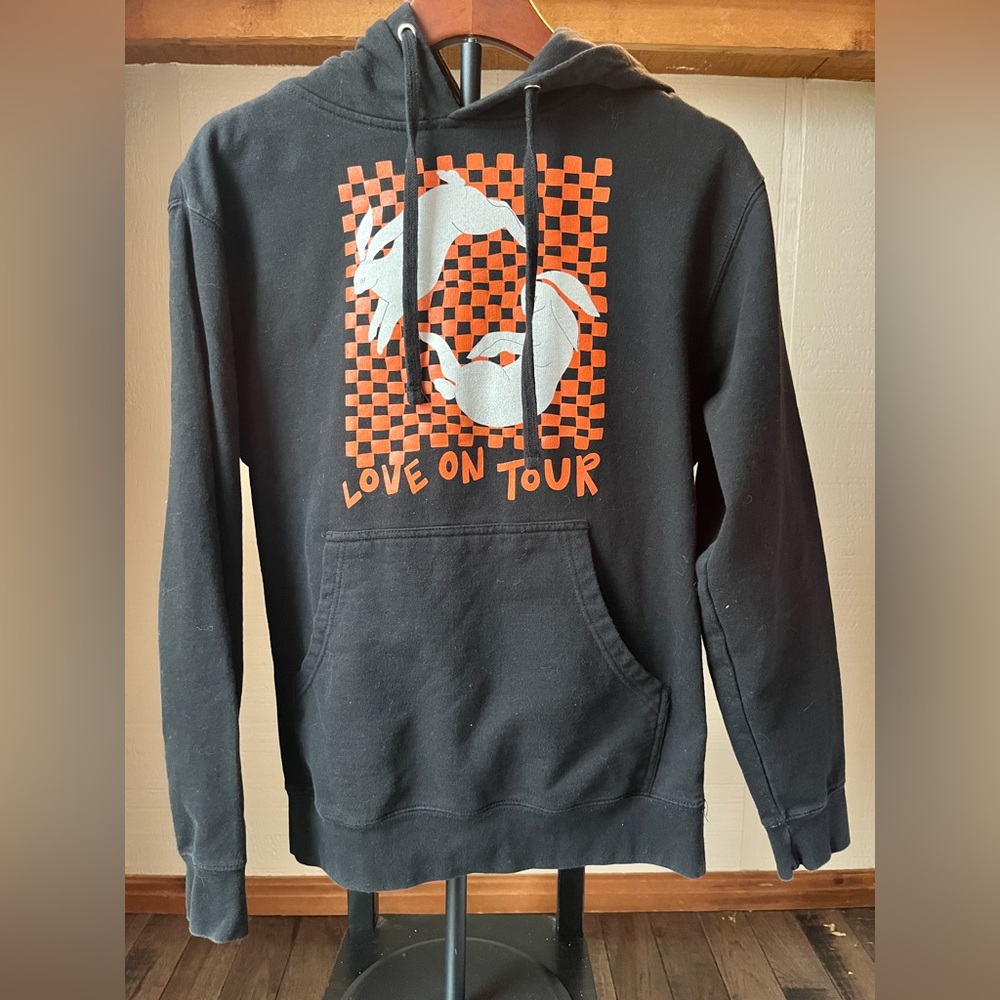 Harry Styles Love on Tour Black Graphic Hoodie